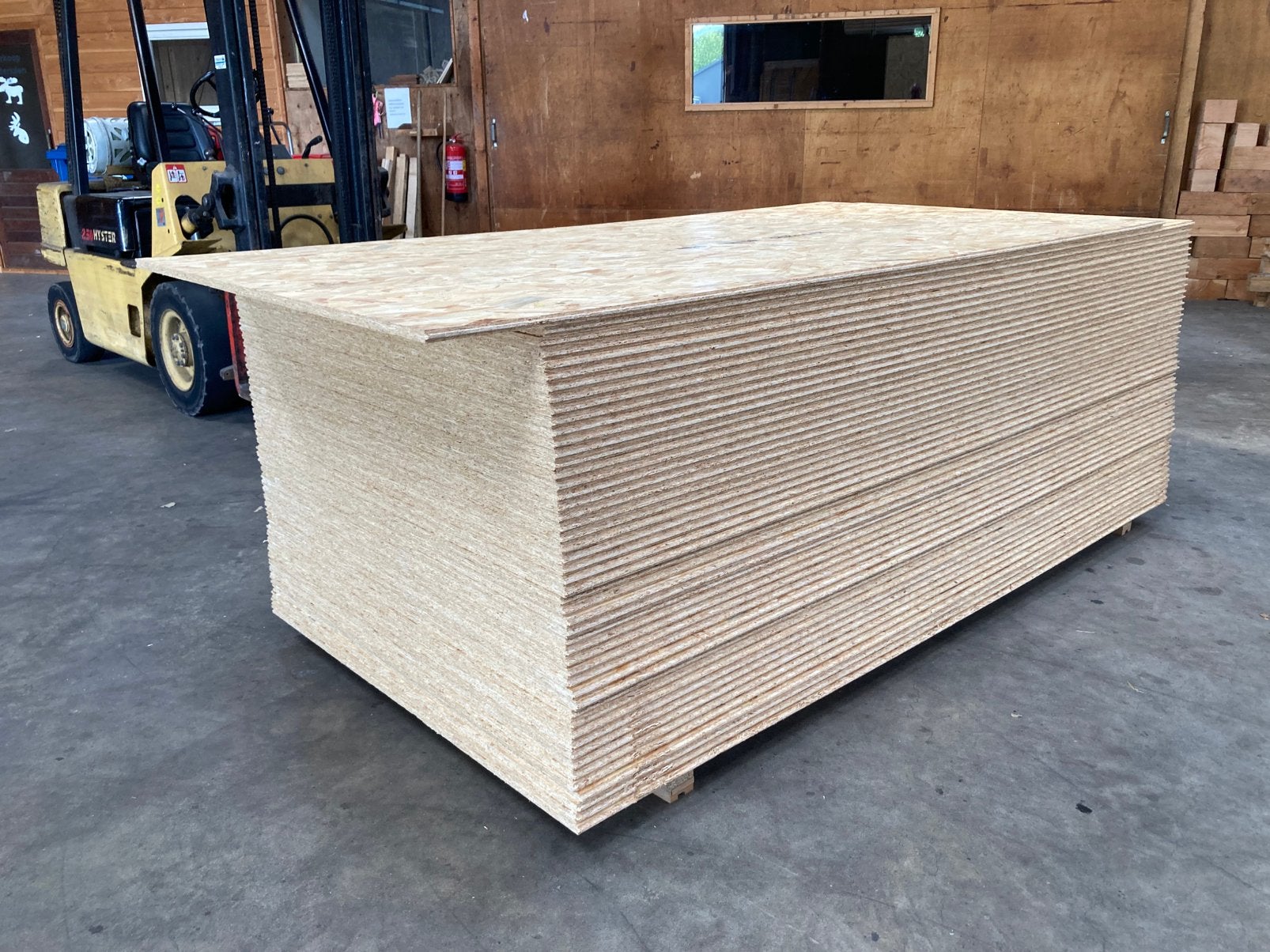Osbplaten 18 mm 122cm x 244cm €29,00, Doe-het-zelf en Verbouw, Platen en Panelen, Ophalen, Info@it-paradyske.nl, Nieuw, Houthandel paradyske