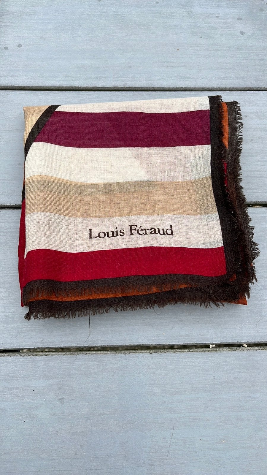 Louis Féraud vintage shawl voor Stratos., Ophalen of Verzenden, Zo goed als nieuw