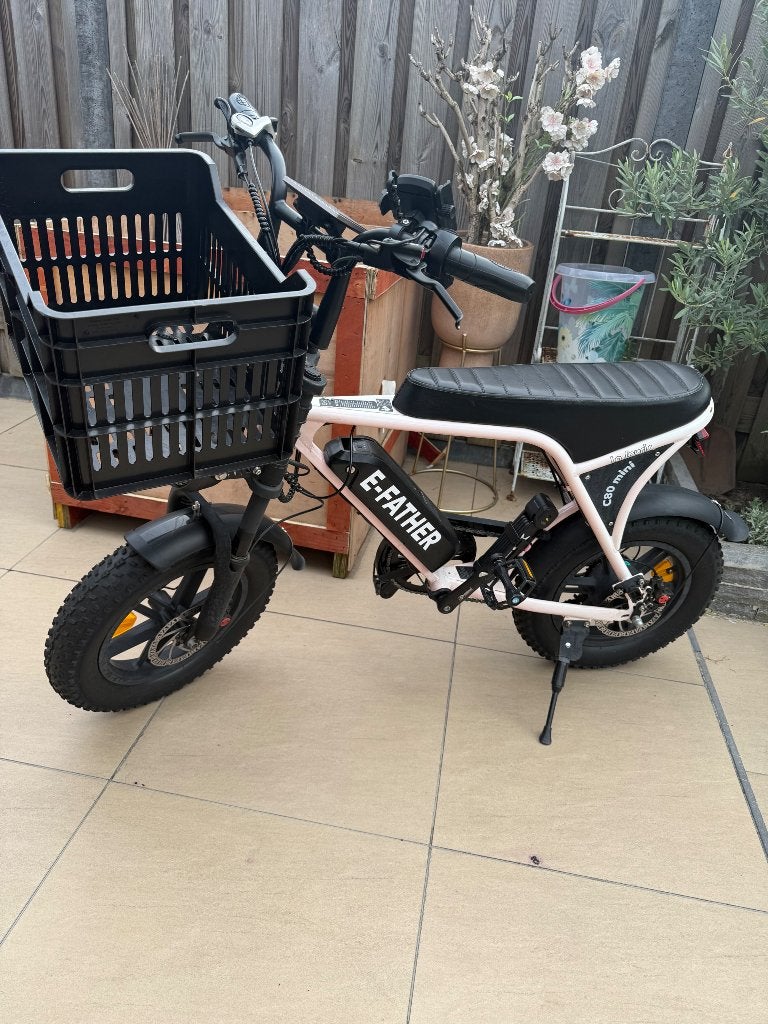 Fatbike mini C80 roze, Fietsen en Brommers, Ophalen, Zo goed als nieuw, Schijfrem, Overige typen