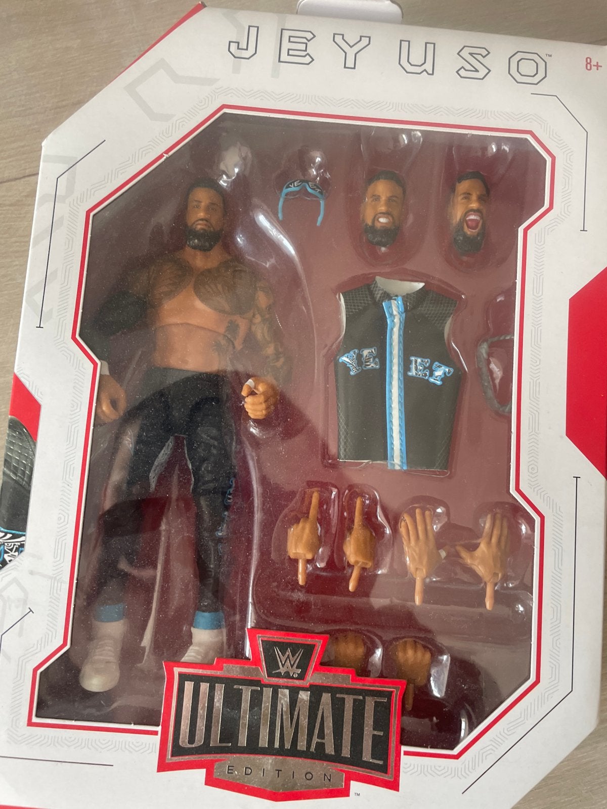 WWE Jey Uso Ultimate Edition Actiefiguur Nieuw in Doos, Ophalen of Verzenden, Nieuw