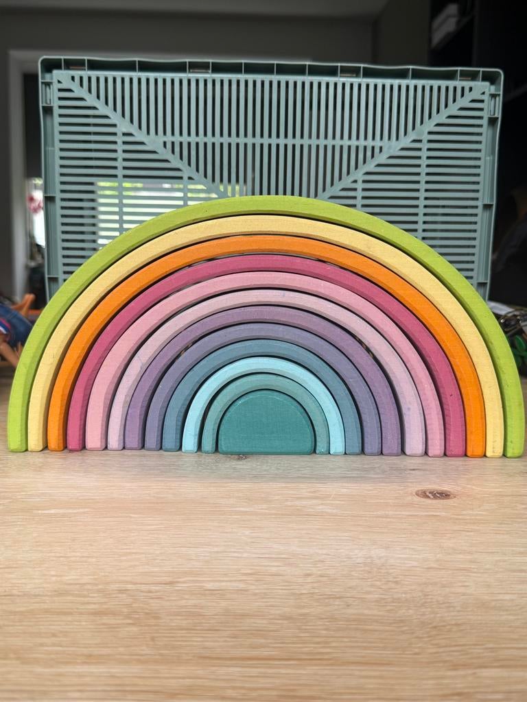 Grimms regenboog pastel groot, 12 delig, Ophalen of Verzenden, Gebruikt