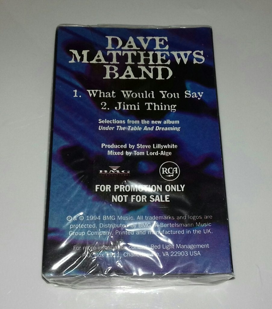 Dave Matthews Band USA PROMO CASSETTE Gesealed, Cd's en Dvd's, Cassettebandjes, Dave Matthews, 1 bandje, Ophalen of Verzenden