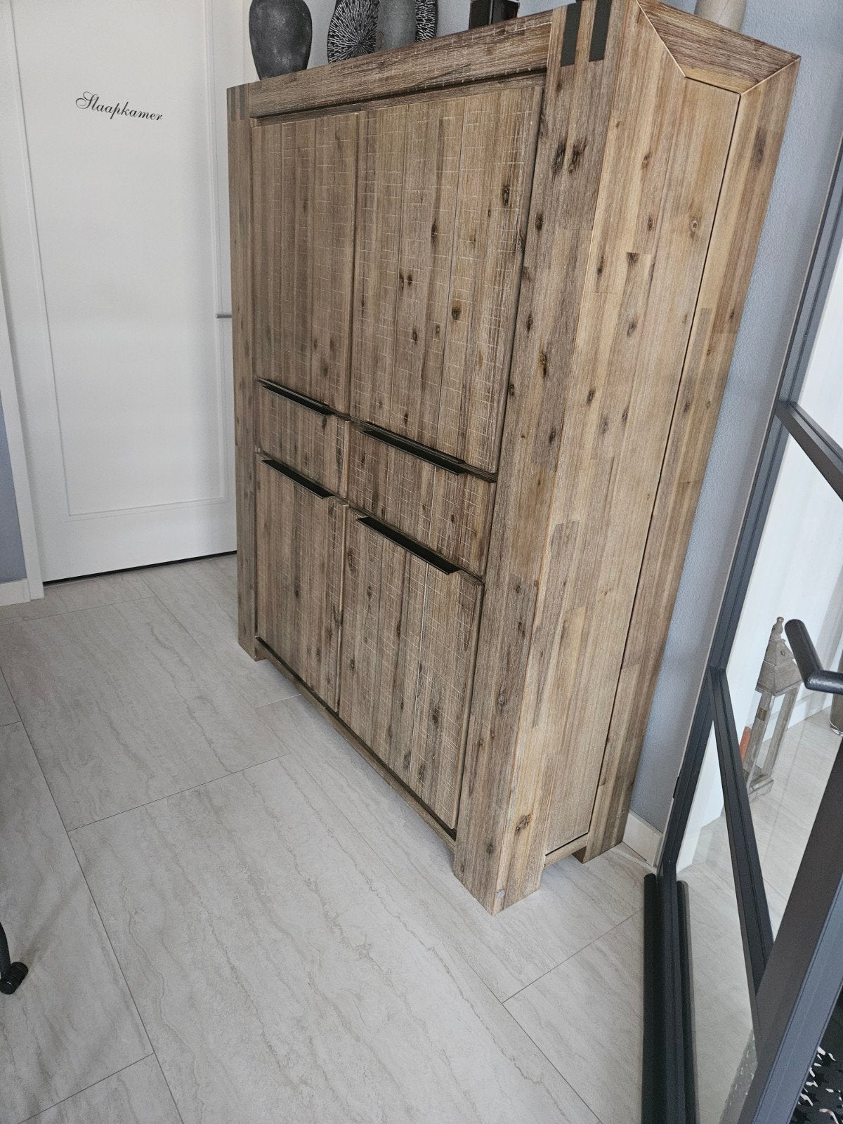Barkast warm.grey, Huis en Inrichting, Ophalen, Zo goed als nieuw, 25 tot 50 cm, Minder dan 100 cm