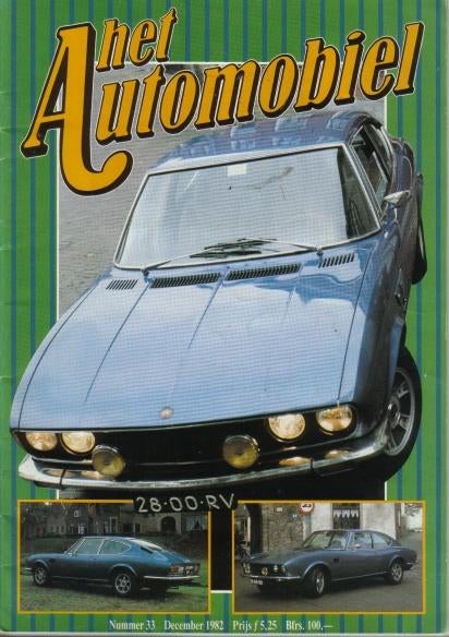 Automobiel 33 1982 : Fiat Dino Coupe Spider - Messerschmitt, Ophalen of Verzenden, Gelezen, Algemeen