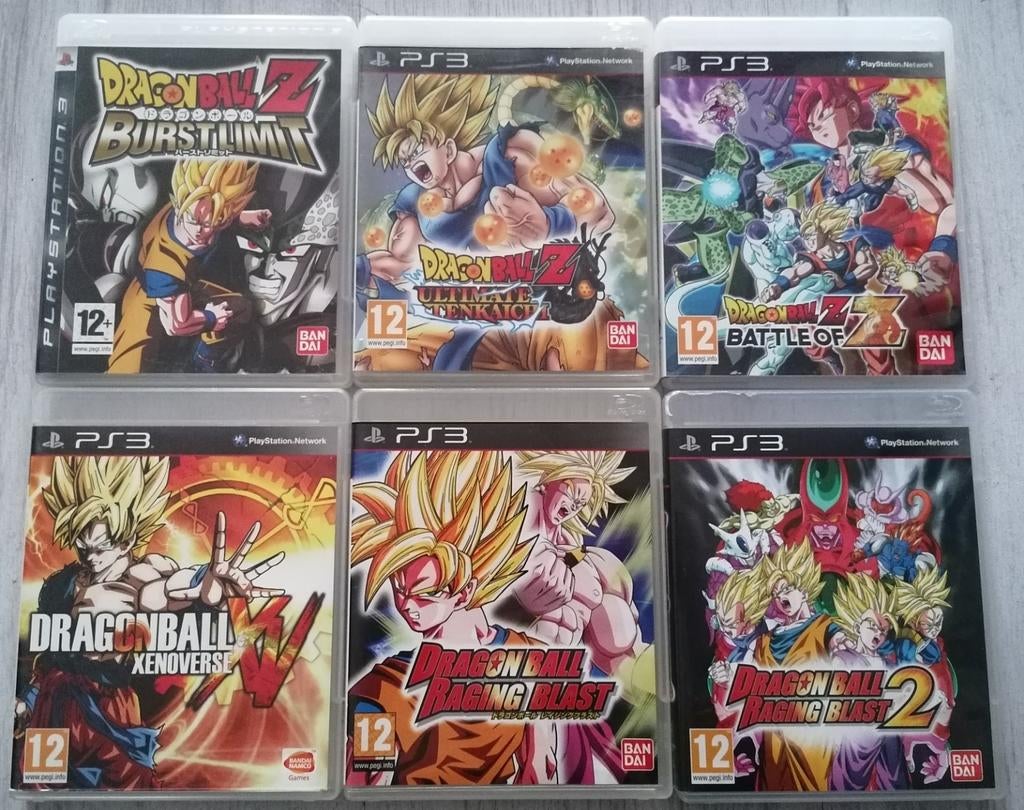 DragonBall Z Playstation 3 Games Set - PS3, Spelcomputers en Games, Games | Sony PlayStation 3, Vechten, 1 speler, Ophalen of Verzenden
