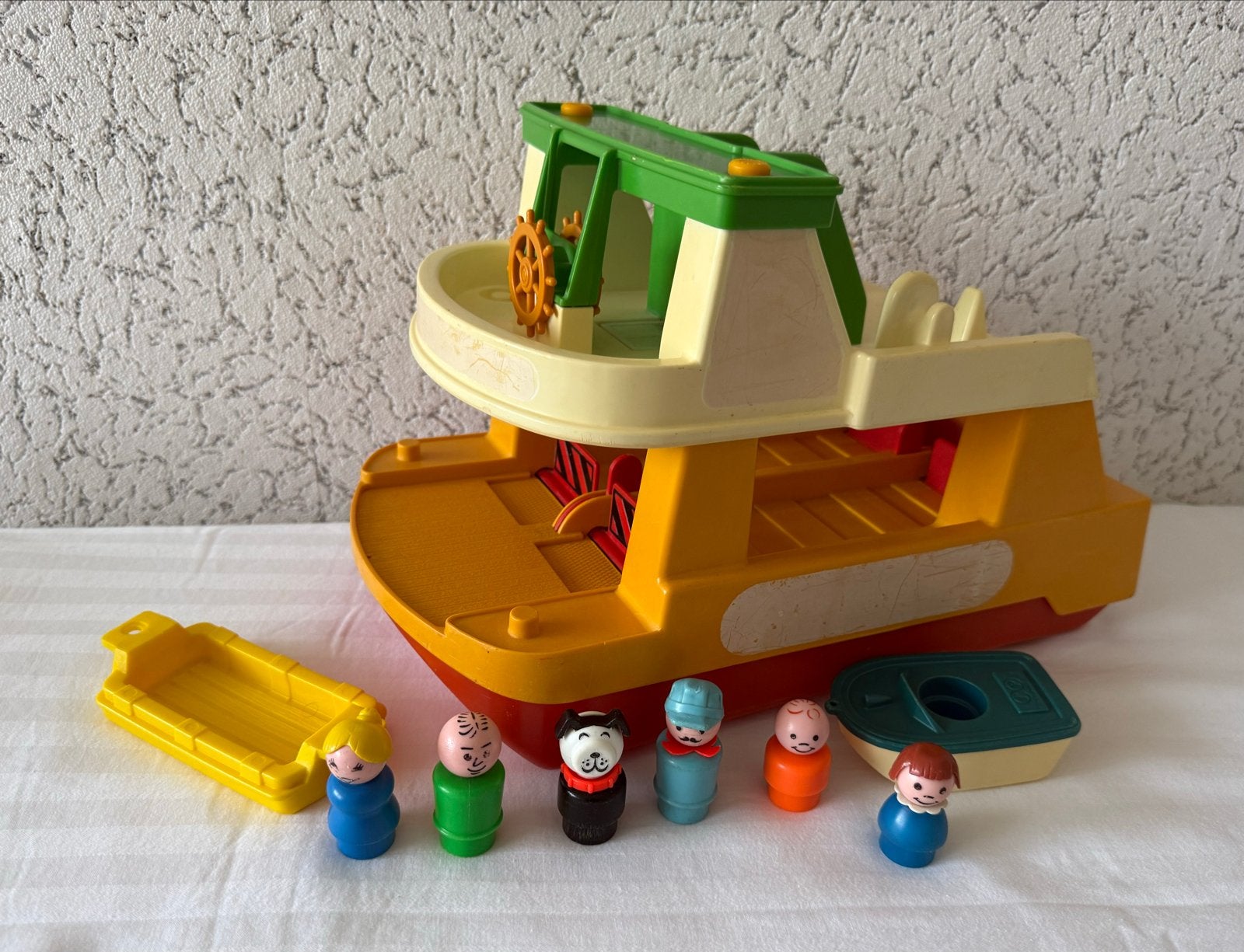 Fisher-Price Little People Ferryboot met figuren, Ophalen, Gebruikt, Jongen of Meisje