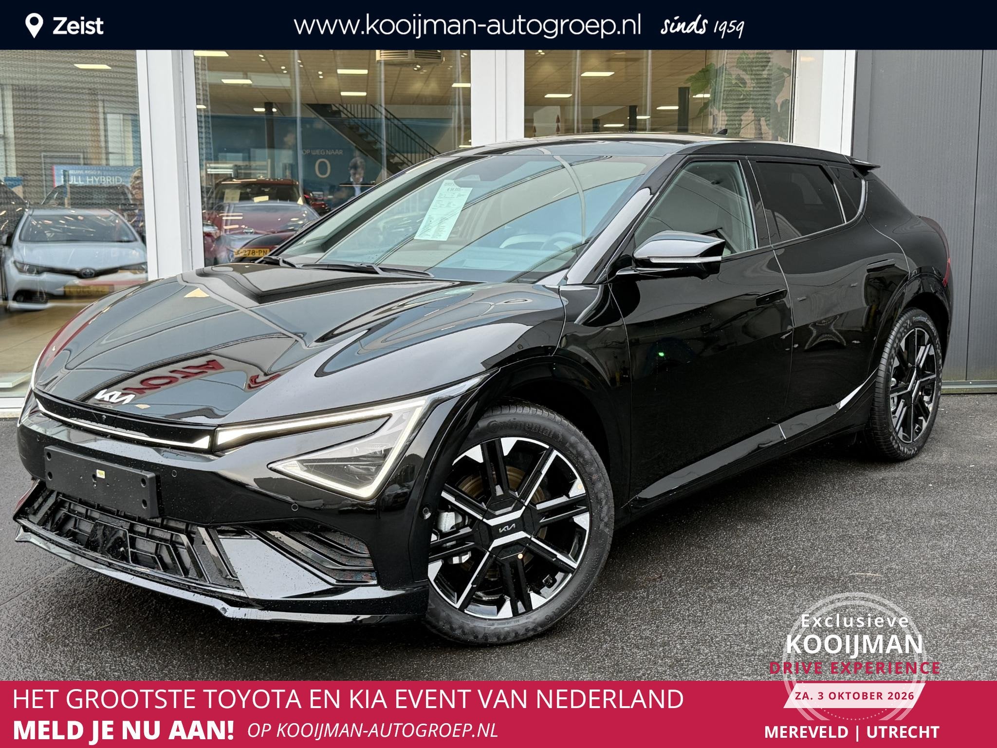 Kia EV6 GT-Line 84 kWh Direct Leverbaar! | Schuif/kanteldak