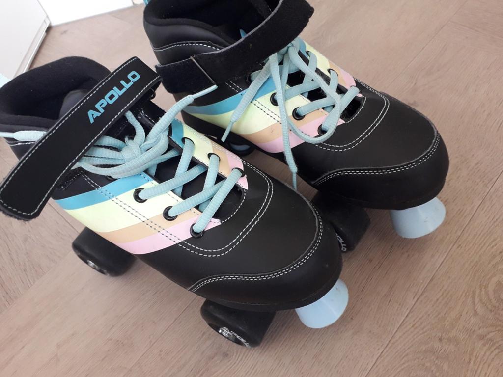 Rolschaatsen, Ophalen, Zo goed als nieuw