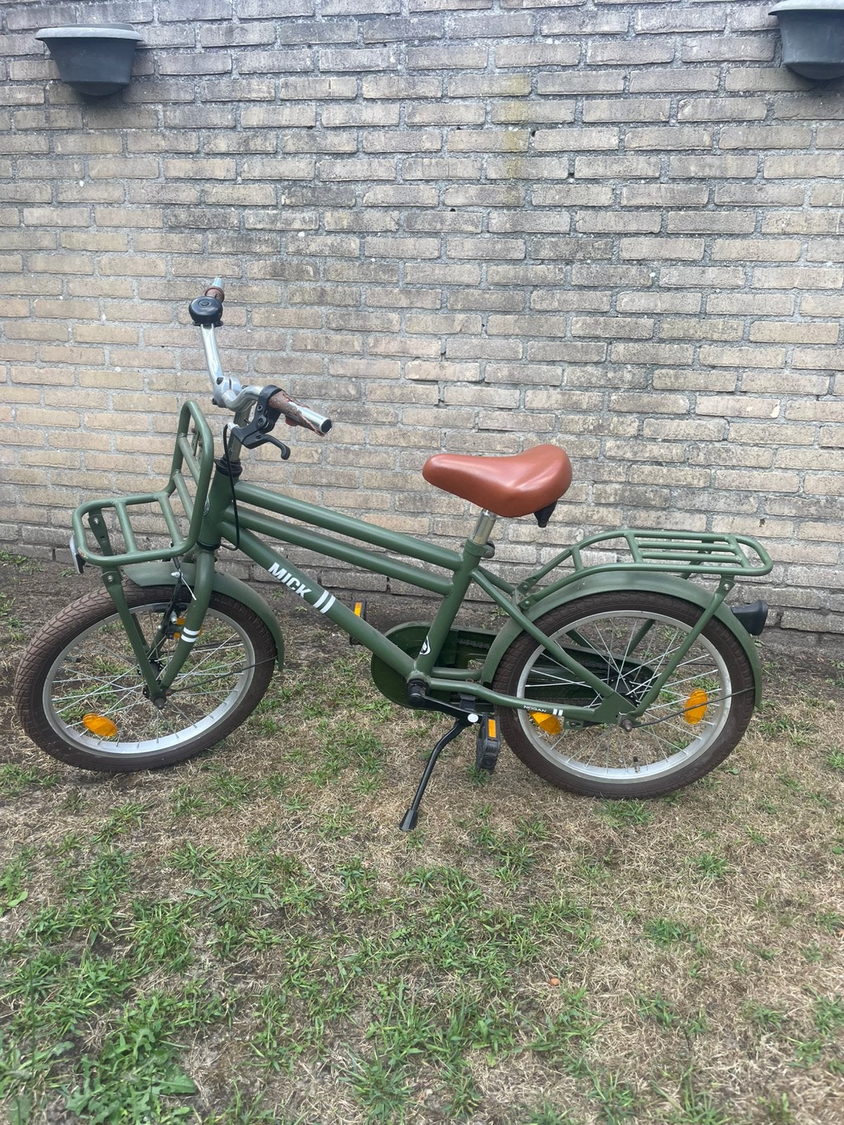 Mink kinder fiets 18 inch, Fietsen en Brommers, Fietsen | Vouwfietsen, Overige merken, Terugtraprem, Gebruikt, Heren