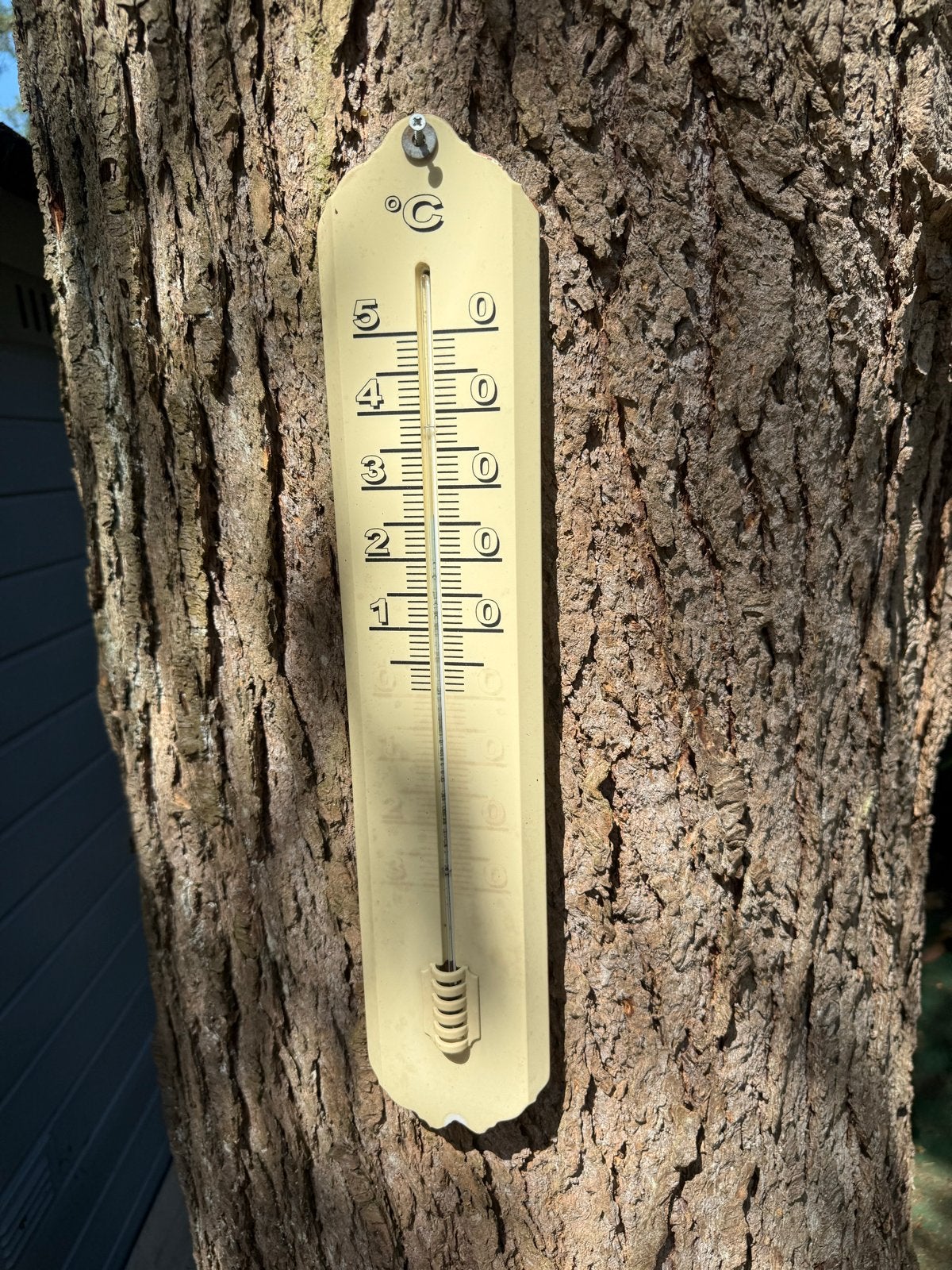 Buitenthermometer - Klassiek en functioneel, Buitenthermometer, Gebruikt, Kunststof, Ophalen of Verzenden