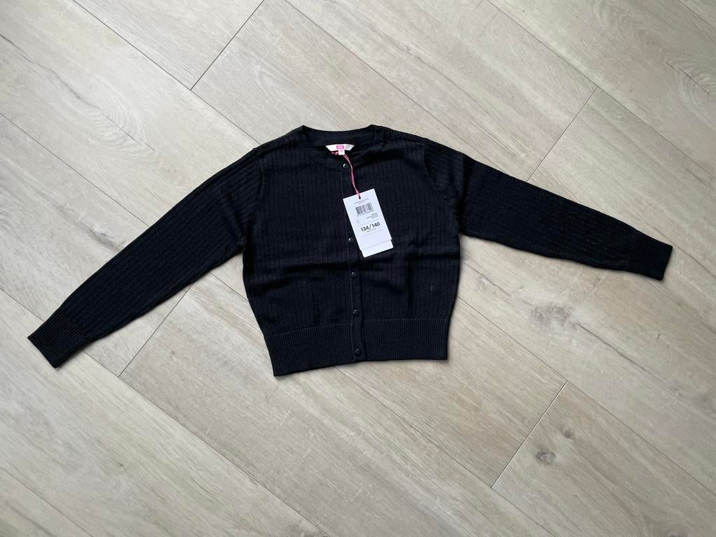 Zwart glitter vest – WE Fashion – maat 134/140 nieuw, Kinderen en Baby's, Kinderkleding | Maat 134, Ophalen of Verzenden, Nieuw