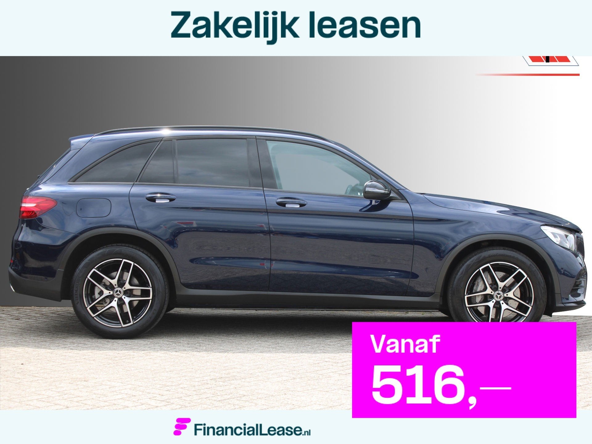 Mercedes-Benz GLC 250 4MATIC AMG LINE NIGHT PAKKET COMAND CA, Gebruikt, 4 cilinders, Blauw, Origineel Nederlands