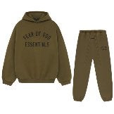 Fear of God Essentials Hoodie en Joggingbroek - Groen, Ophalen of Verzenden, Maat 46 (S) of kleiner, Groen