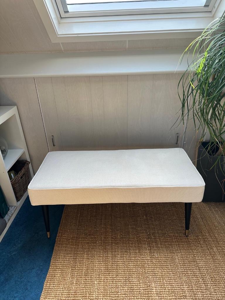Bankje, Ophalen, Minder dan 75 cm, Tweepersoons, Zo goed als nieuw