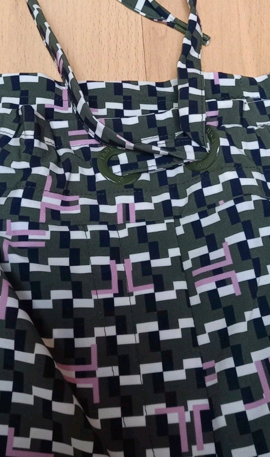Jane Lushka Travelstof Broek Maat M, Maat 38/40 (M), Meerkleurig, Ophalen of Verzenden, Zo goed als nieuw