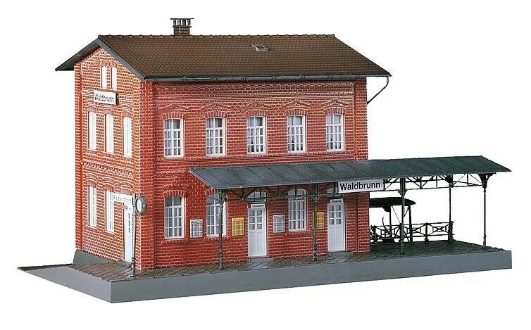 Kibri H0 1000 - Station Waldbrunn, Overige merken, Gelijkstroom of Wisselstroom, Brug, Tunnel of Gebouw, Ophalen of Verzenden