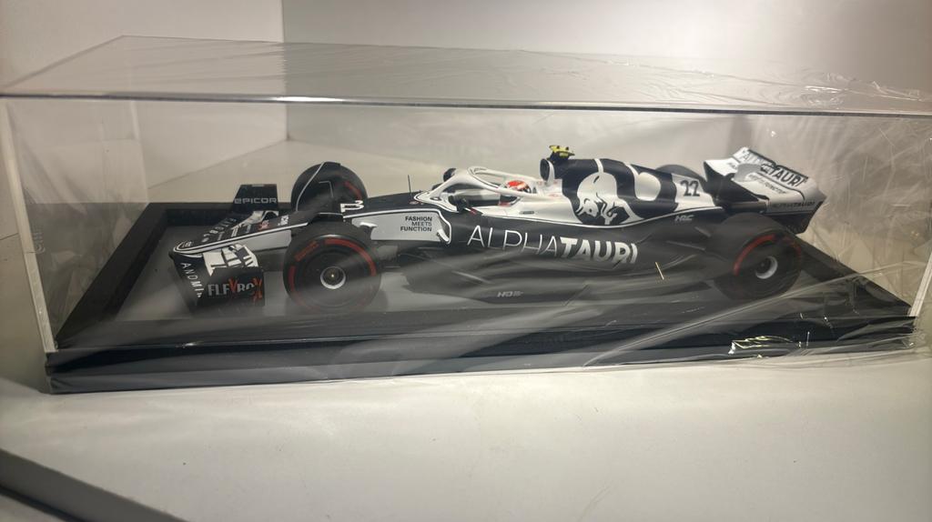 F1 alpha tauri at03 yuki tsunoda 2022 spark 1.18, Overige merken, Ophalen of Verzenden, A, A