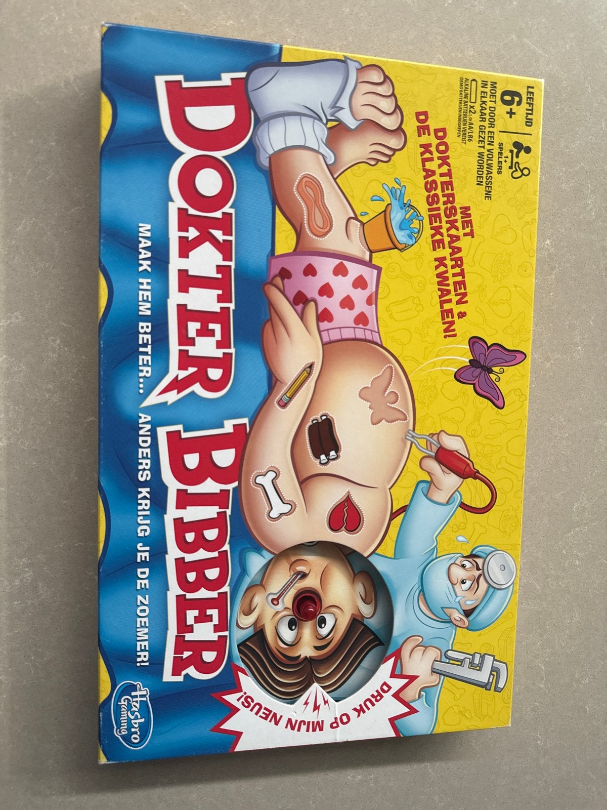 Dokter Bibber spel - Let op: mist één pinnetje, Een of twee spelers, Ophalen of Verzenden, Gebruikt