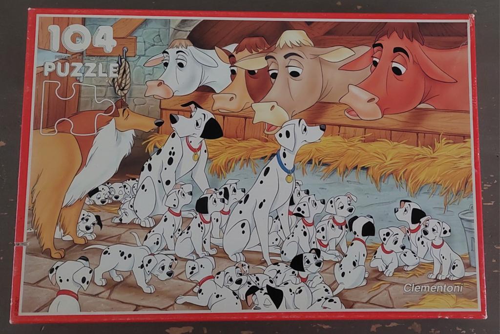 Disney 101 Dalmatiërs puzzel, 104 stukjes, Ophalen of Verzenden, Meer dan 50 stukjes, Zo goed als nieuw, 6 jaar of ouder
