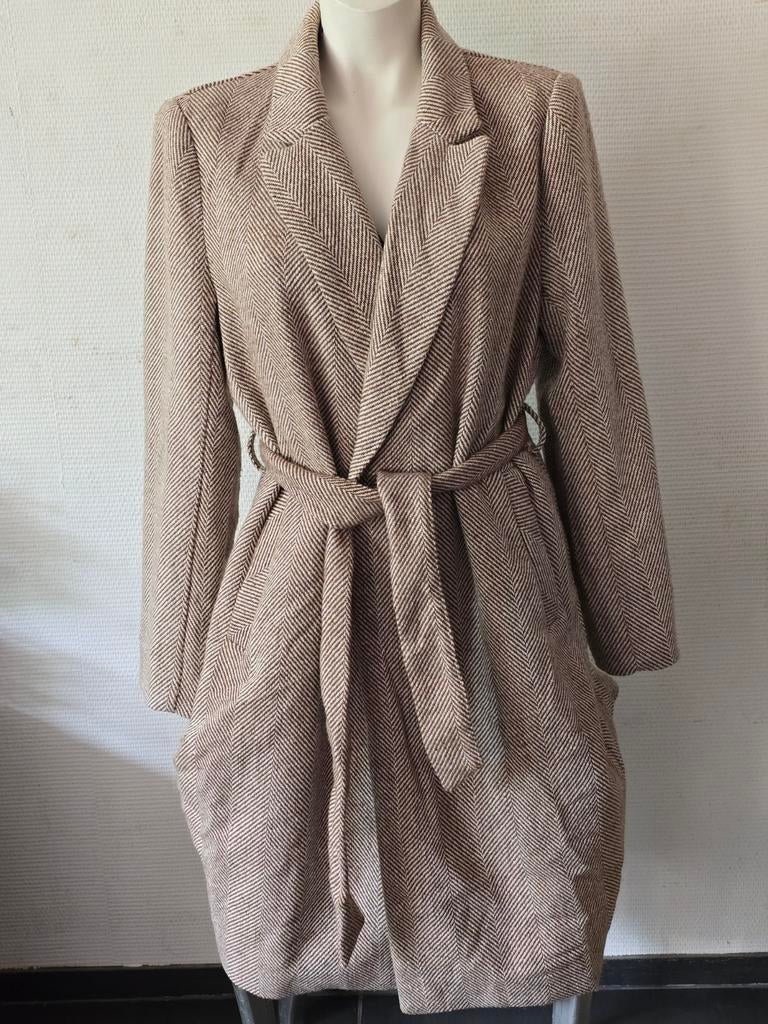 Linea Loresi dames parka maat L, Beige, Maat 42/44 (L), Ophalen of Verzenden, Linea Loresi