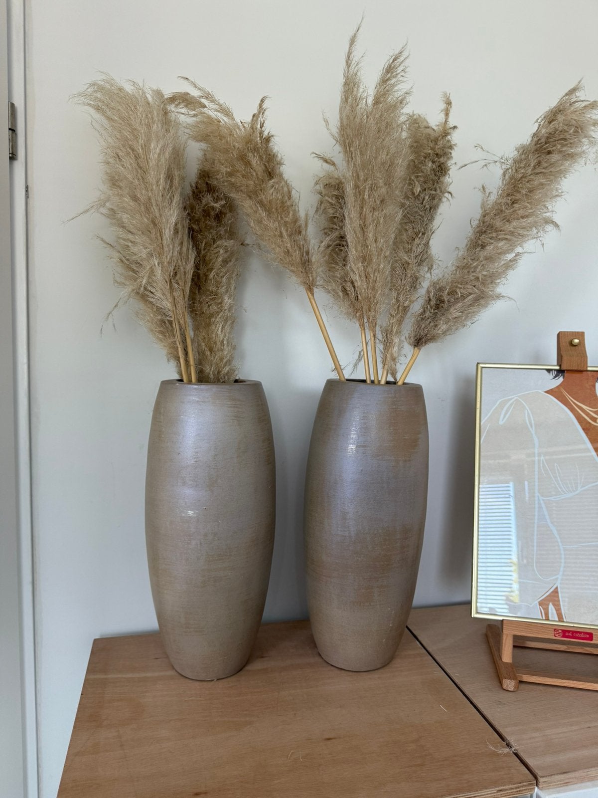 Gave beige vazen, Ophalen, Zo goed als nieuw, Beige