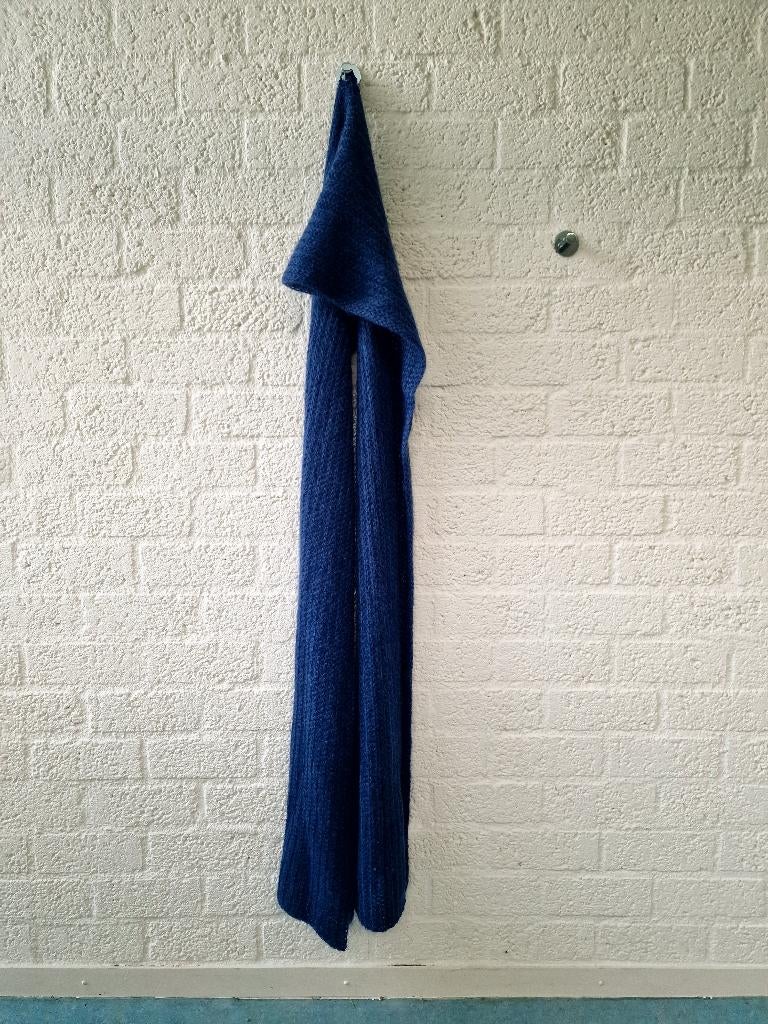 Mohair merino sjaal luxe donkerblauw zacht, Kleding | Dames, Mutsen, Sjaals en Handschoenen, Ophalen of Verzenden, Zo goed als nieuw