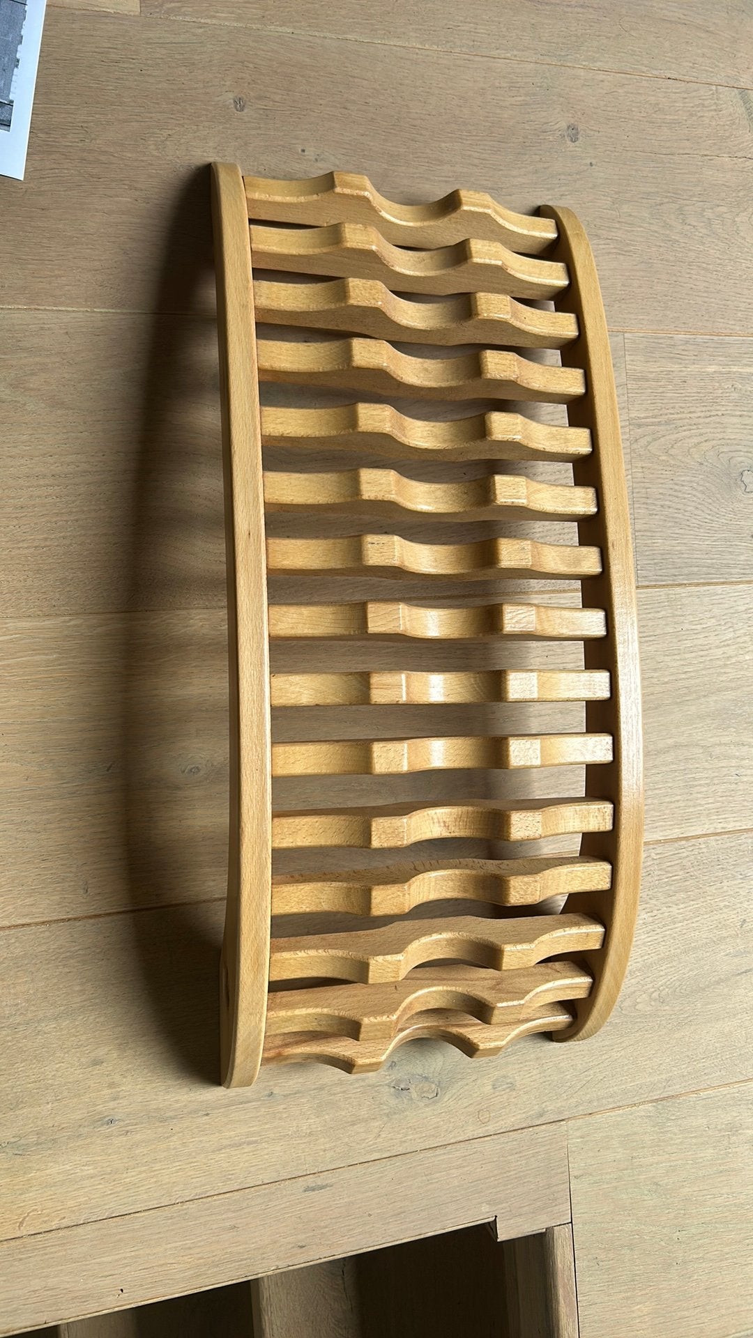 Houten backstretcher, Sport en Fitness, Gezondheidsproducten en Wellness, Ophalen of Verzenden, Zo goed als nieuw, Overige typen