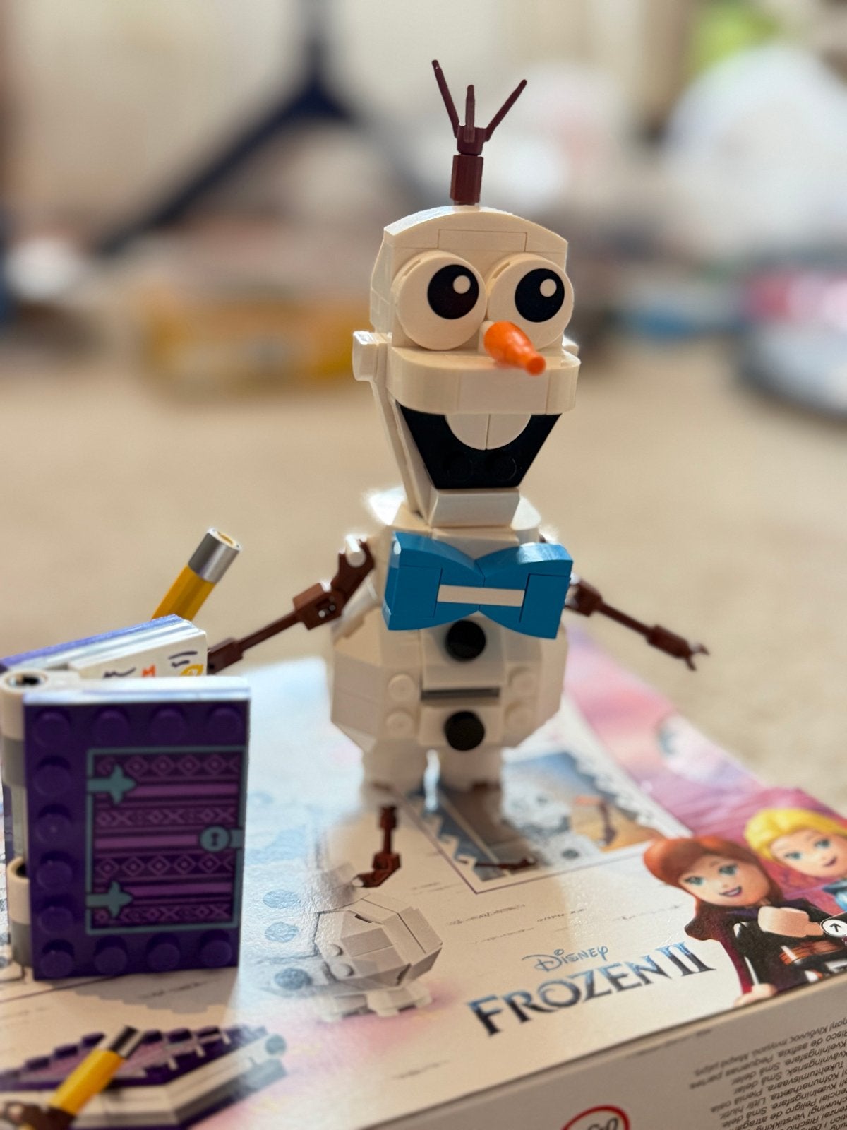 Lego Disney Frozen II Olaf set 41169 compleet met doos, Lego, Ophalen of Verzenden, Zo goed als nieuw, Compleet