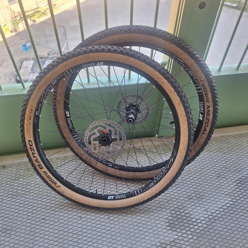 DT Swiss Spline 29 inch wielen met Vittoria Barzo/Mezcal, Fietsen en Brommers, Ophalen, Gebruikt, Wiel, DT Swiss