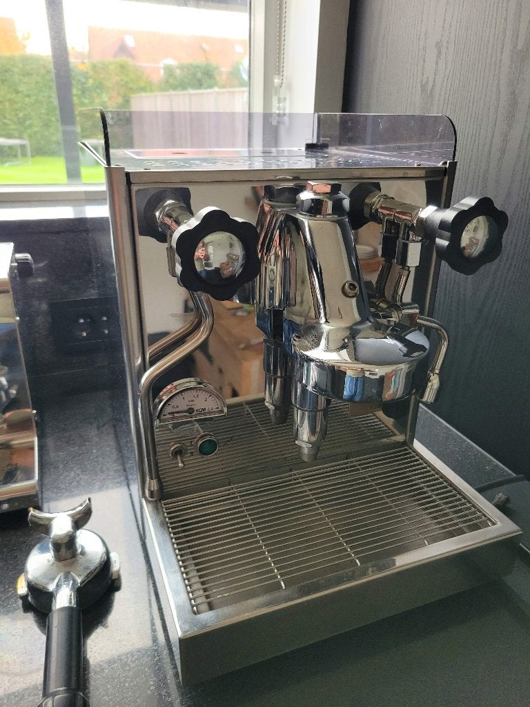 ECM Cellini Espressomachine + Bonenmaler en Accessoires, Ophalen, Gebruikt, Espresso apparaat, Koffiebonen