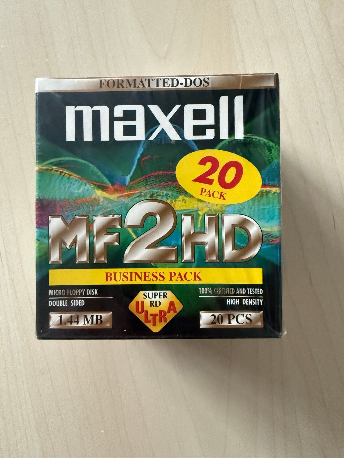 Maxell MF2HD Floppy Disks - 20 stuks - Nieuw in verpakking, Ophalen of Verzenden, Nieuw, Overige typen, Dubbelzijdig