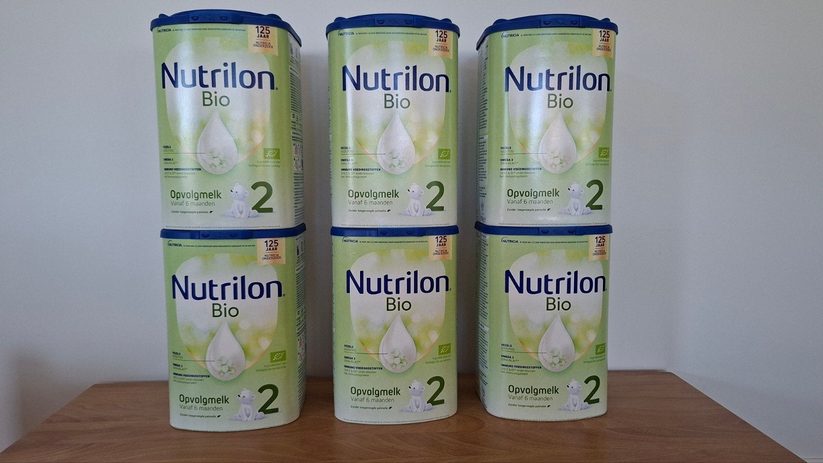 6 bussen Nutrilon Bio Opvolgmelk 2.  Bijna 5 kg! - Nieuw!, Ophalen of Verzenden, Nieuw, Overige typen, Nutrilon