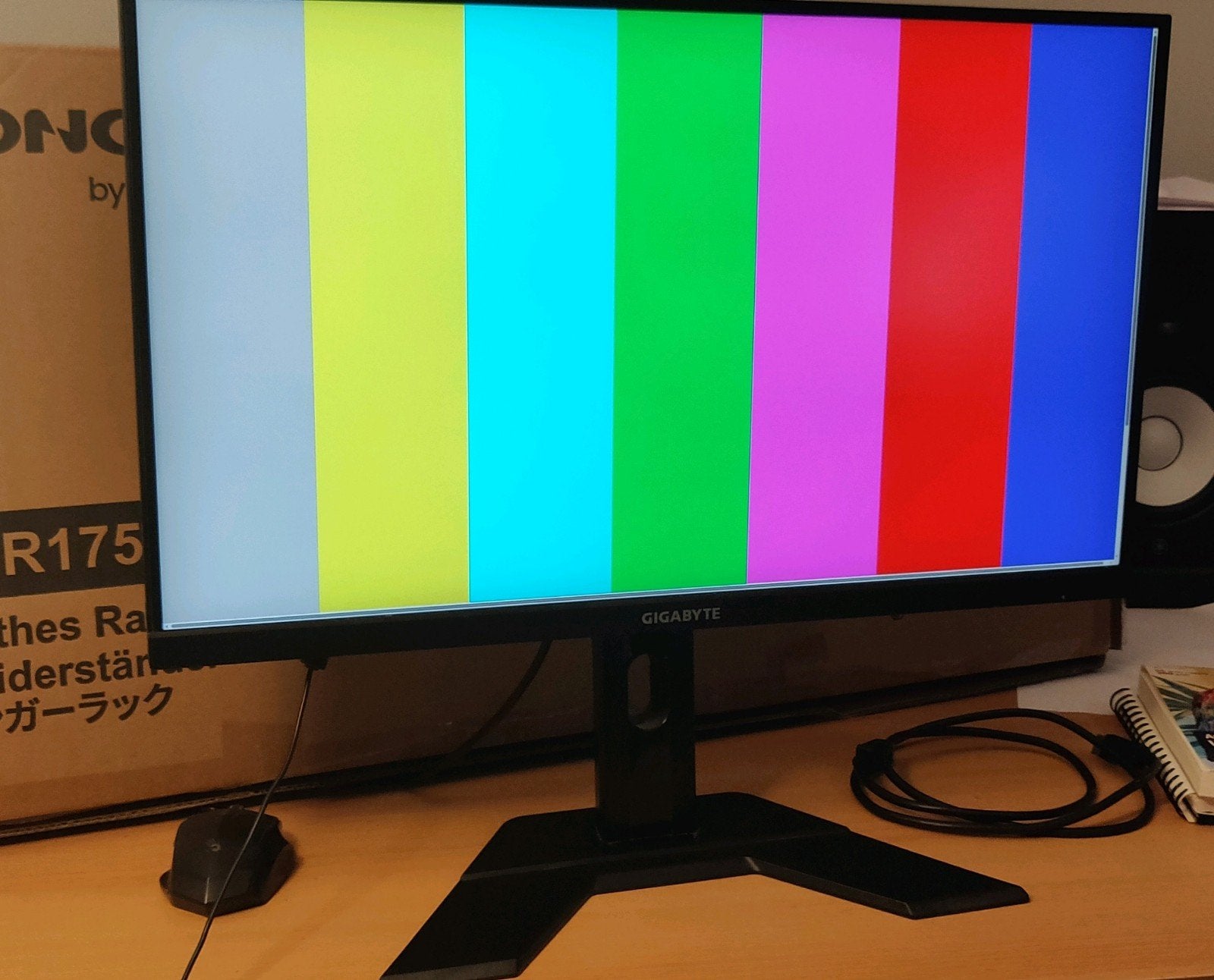Gigabyte M27Q Monitor, Computers en Software, Monitoren, Gebruikt, In hoogte verstelbaar, Minder dan 1 ms, HDMI