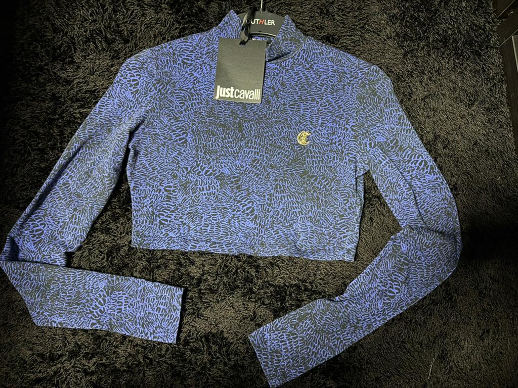 Just cavalli crop top maat m nieuw, Ophalen of Verzenden, Nieuw, Zwart