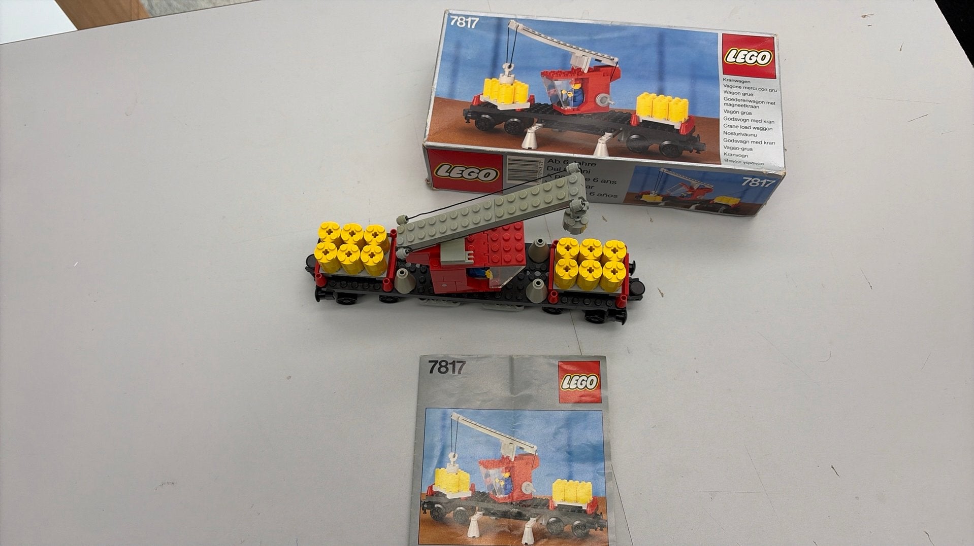 SB3050 Lego trein 7817 compleet + doos+ boekje, Ophalen of Verzenden, Zo goed als nieuw