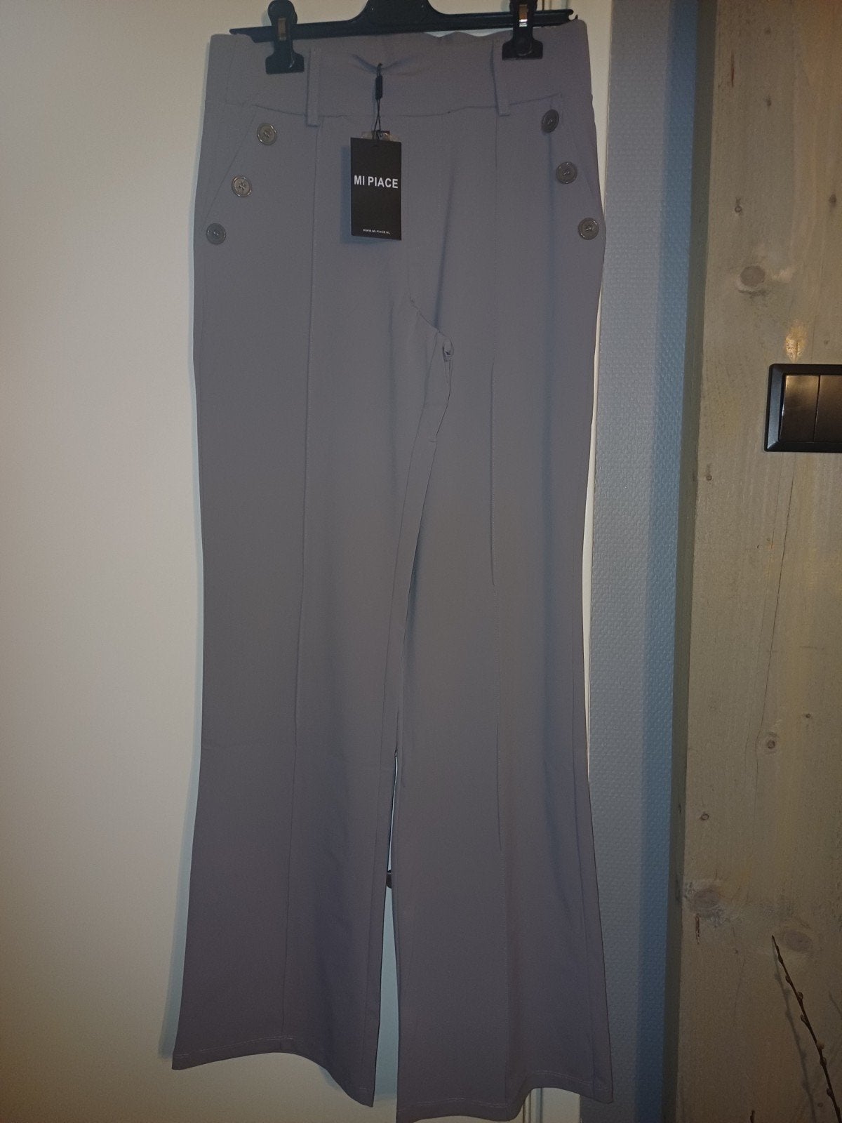 Mi Piace Travelbroek Straight Leg M Elephant Grey, Maat 38/40 (M), Mp, Nieuw, Ophalen of Verzenden