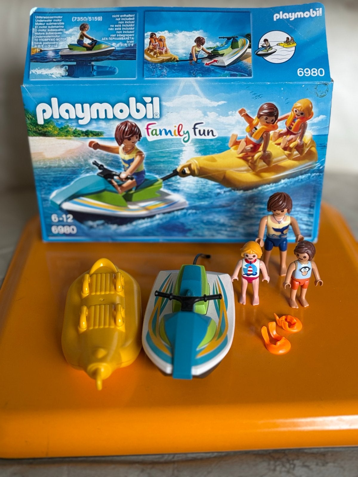Playmobil Family Fun 6980 Jetski met banaan, Ophalen of Verzenden, Gebruikt, Jongen of Meisje