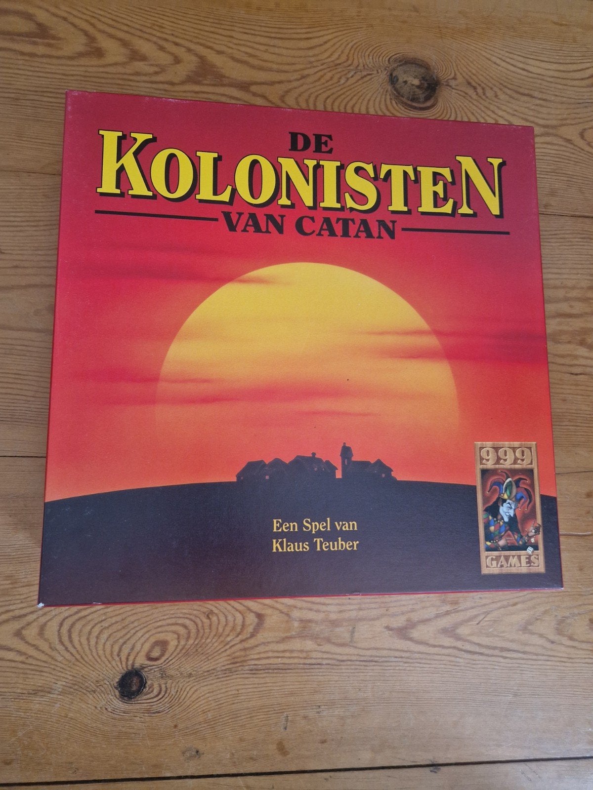 Kolonisten van Catan, oude houten versie, Drie of vier spelers, Ophalen, Zo goed als nieuw, 999 Games