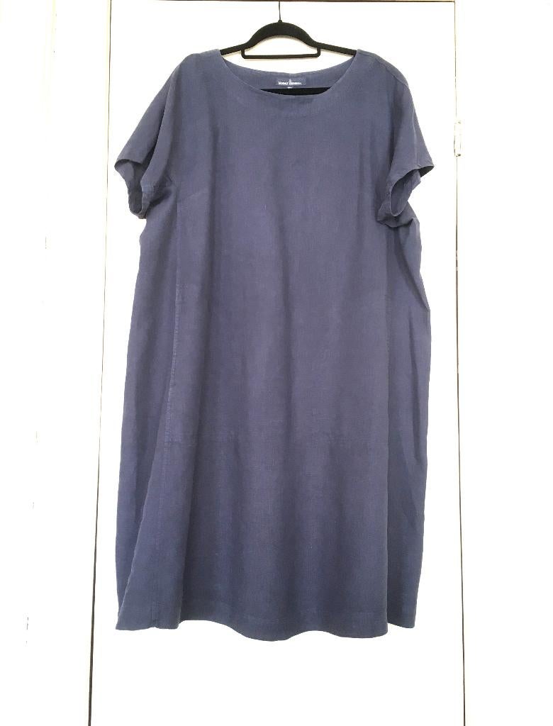 Grijsblauwe Linnen Jurk van Seasalt Cornwall, Ophalen of Verzenden, Zo goed als nieuw, Blauw, Jurk