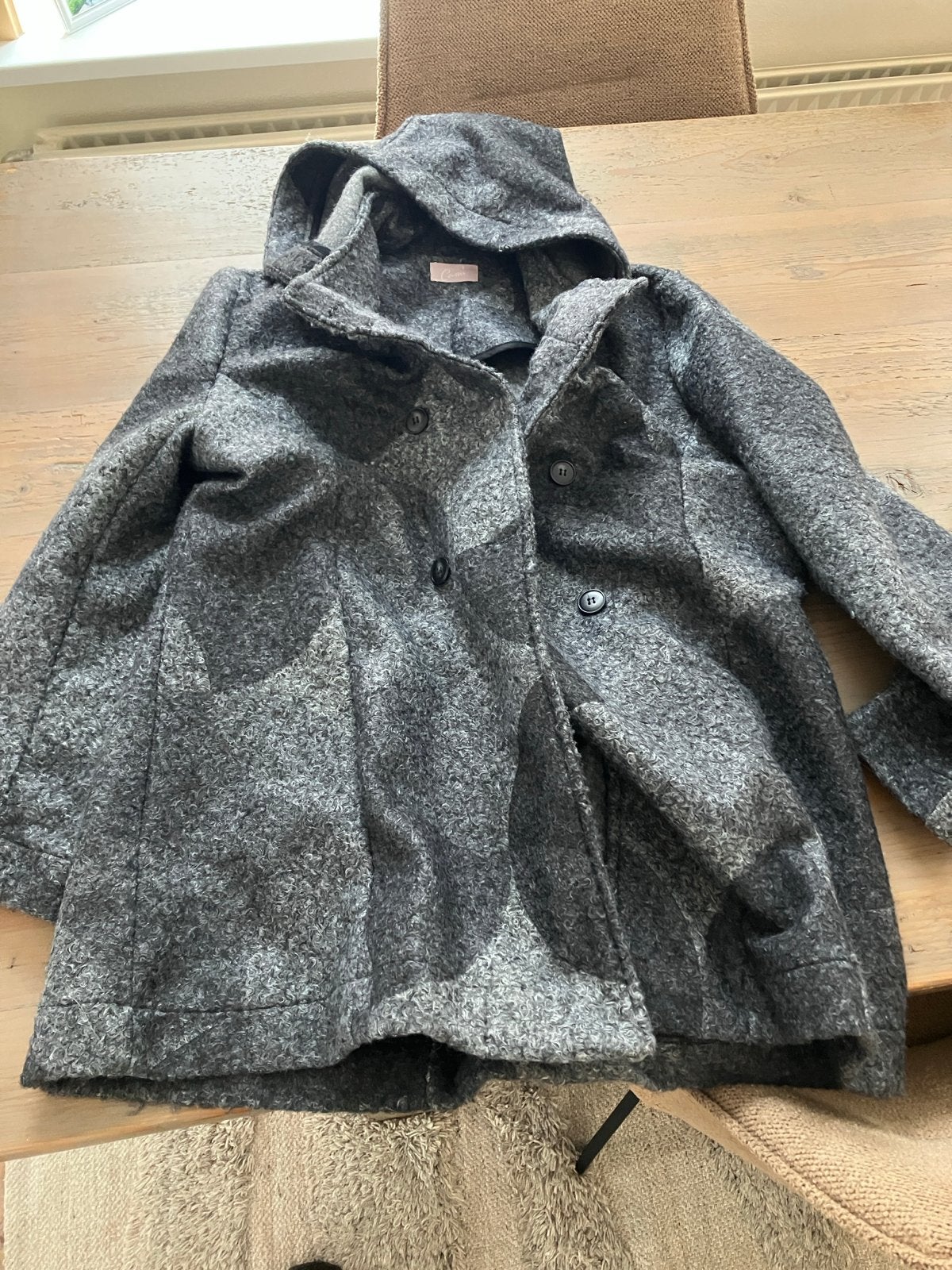 Dames jas maat  48 - Niet Gevoerd met Knoopsluiting, Kleding | Dames, Ophalen, Gedragen, Maat 46/48 (XL) of groter, Grijs
