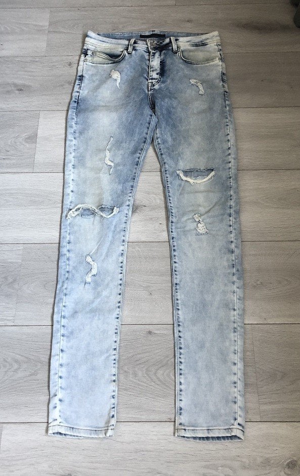 Spijkerbroek Skinny Ashes to DUST (29/34), Ophalen of Verzenden, Gedragen, Blauw, W32 (confectie 46) of kleiner