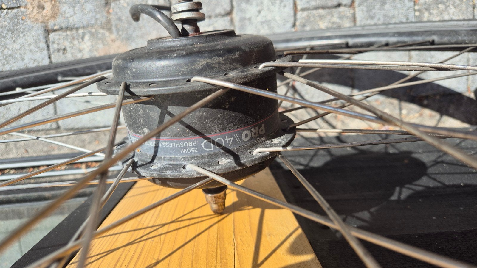 Werkende Stella Pro 40D voorwielmotor (Stella Vincenza), Elektrische fiets, Gebruikt, Overige materialen, Stella