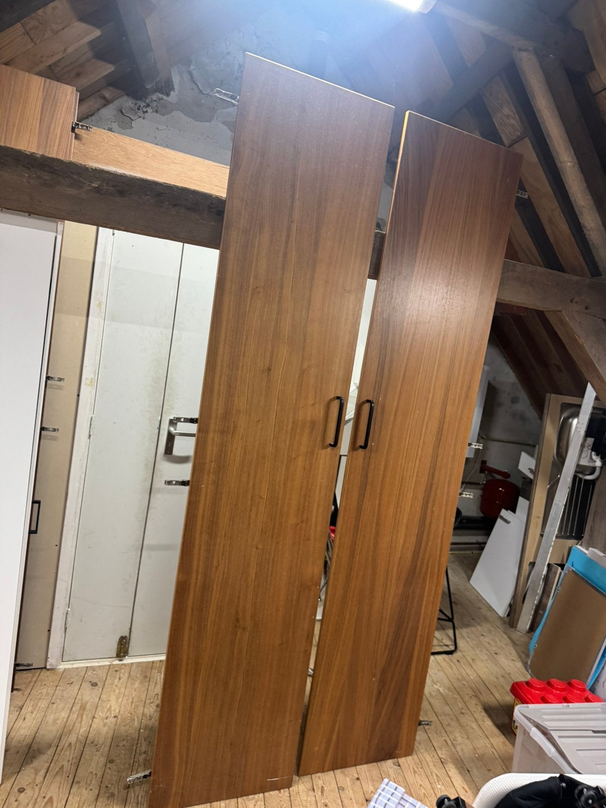 6x PAX kastdeuren – houtlook – inclusief handgrepen, Ophalen, 200 cm of meer, 50 tot 100 cm, Zo goed als nieuw