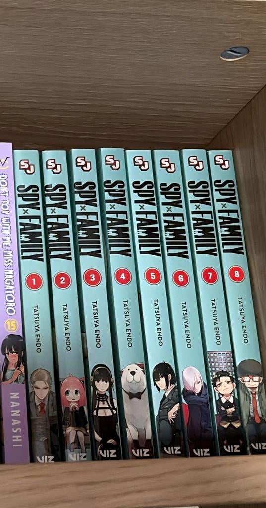 Spy x Family Manga Vol. 1-8, Gelezen, Complete serie of reeks, Ophalen of Verzenden, Japan (Manga)
