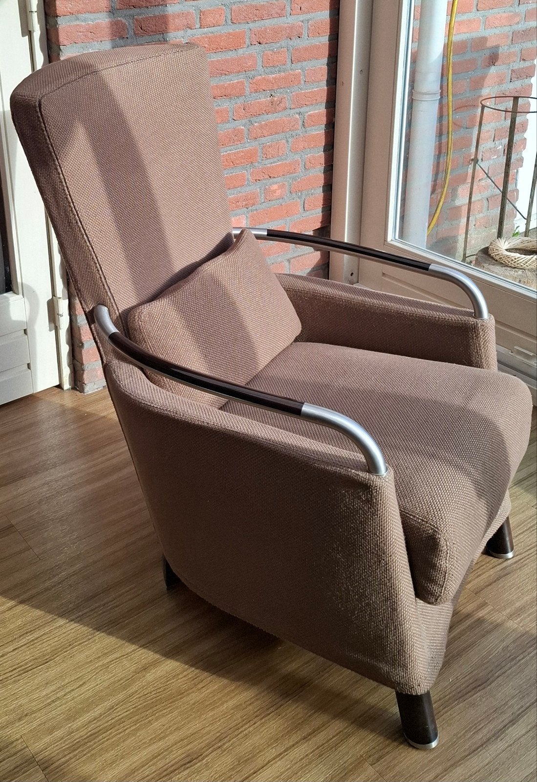 Fauteuil merk Giorgetti, Ophalen of Verzenden, Stof, 50 tot 75 cm
