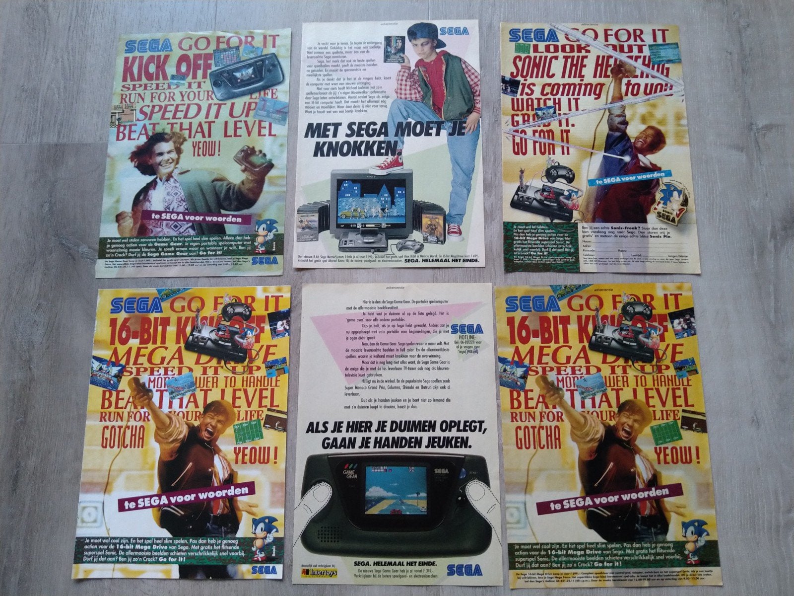 diverse Sega advertenties, Spelcomputers en Games, Ophalen of Verzenden, Gebruikt, Zonder controller, Overige modellen