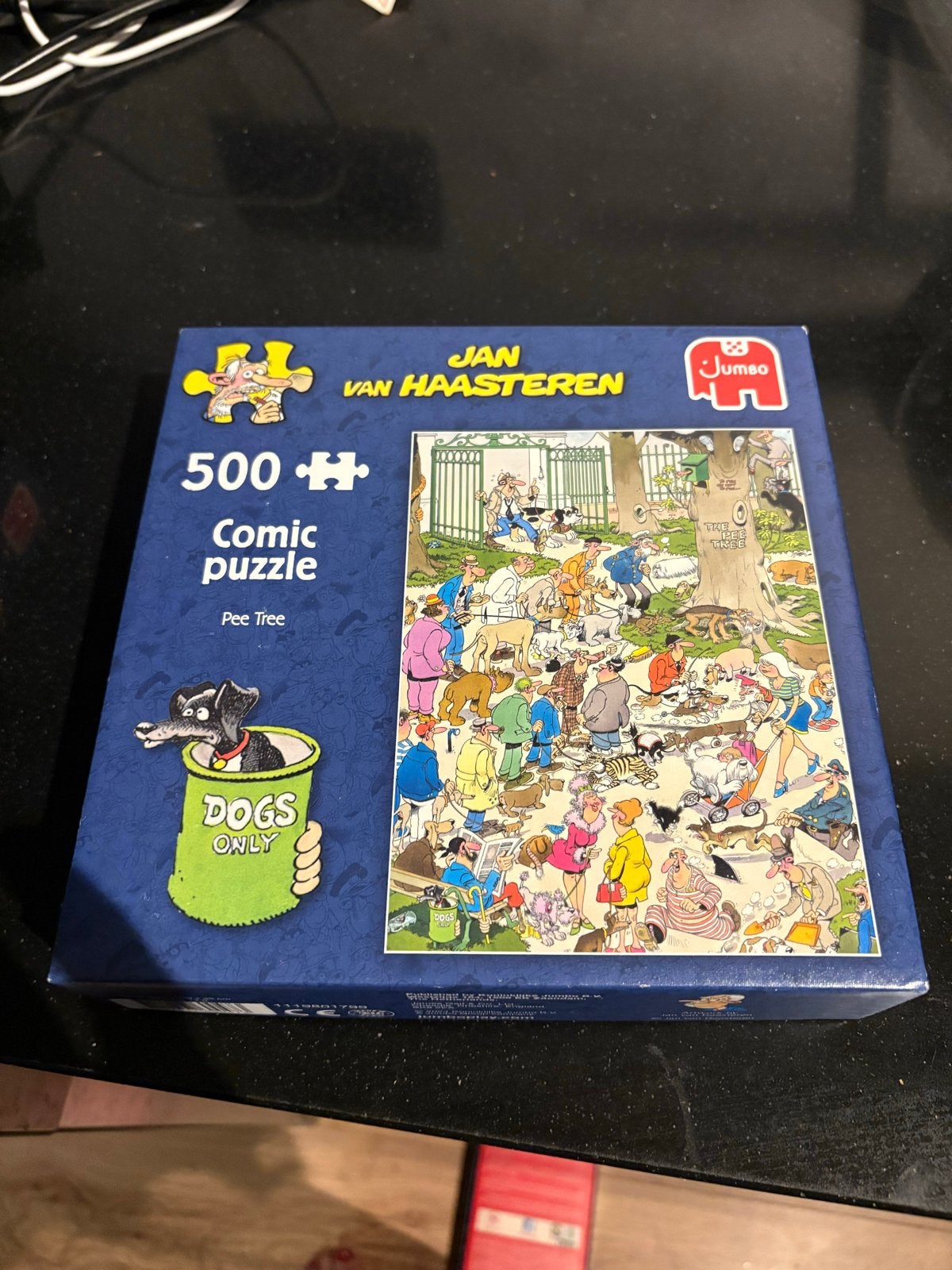 Jan van Haasteren Comic Puzzel - Pee Tree (500 stukjes), Ophalen of Verzenden, Minder dan 500 stukjes, Gebruikt, Legpuzzel