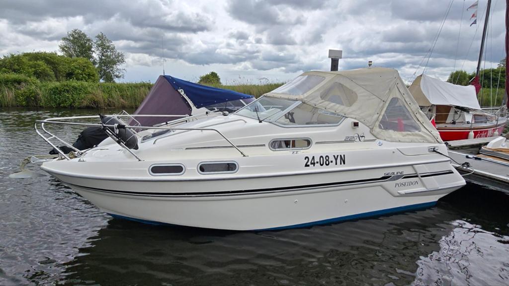 Sealine 220XS - Ruime Speedcruiser met Krachtige Volvo Penta, Watersport en Boten, Gebruikt, Binnenboordmotor, Polyester, 200 pk