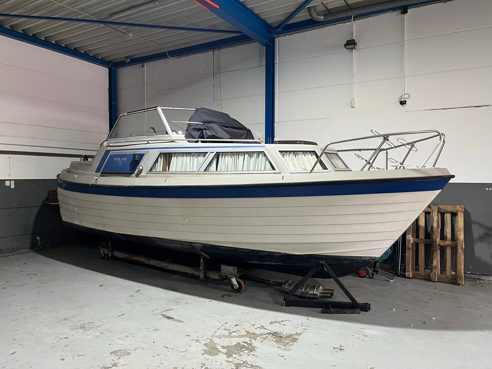 Polar 770 Projectboot uit 1987 met 2 motoren, Ophalen of Verzenden, Gebruikt