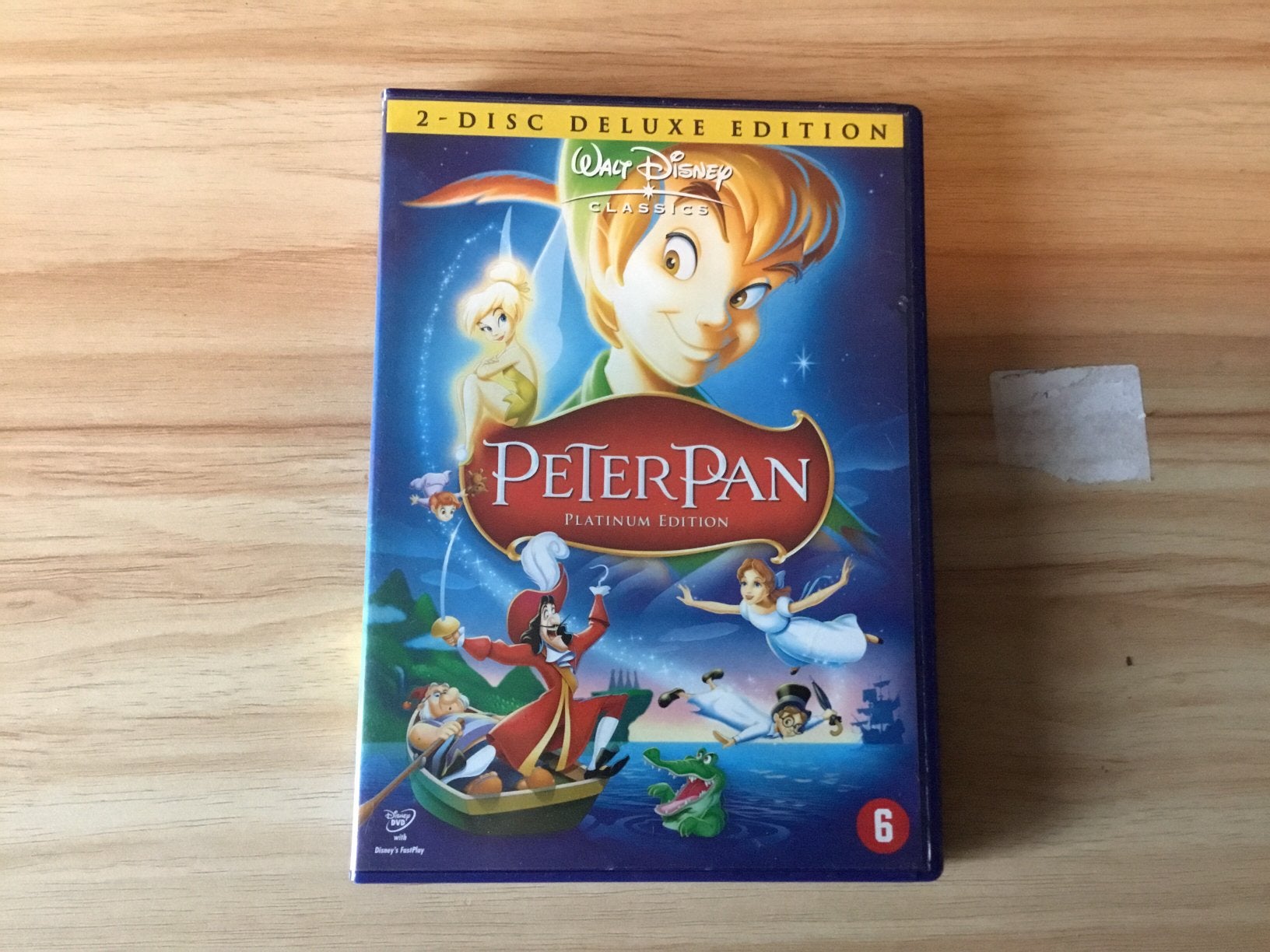 Dvd peter pan, Alle leeftijden, Ophalen of Verzenden, Zo goed als nieuw